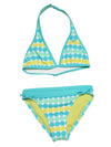 Roxy Girls' 7-14 Kaleidoscope Halter Swim Set