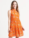 Oliphant Ruffle Collar Short Dress