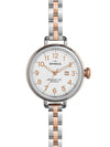 Shinola Birdy White Stainless Steel Bracelet 34MM Watch