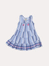 Hatley Little Girls' Star Trimmed Tiered Dress