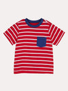 Hatley Red Stripe Baby Tee