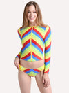 Perfect Moment Chevron Rash Guard