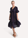 Sundry Ruffle Peasant Dress