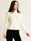 Velvet Sandie Cotton Blend Turtleneck Sweater