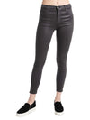 J Brand Women's Alana High-Rise Cropped Super Skinny Jean in Light Coated Chrome