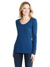 Majestic Cotton Cashmere Scoop Neck Tee