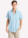 Mizzen + Main Cooley Short Sleeve Trim Fit Button Down Shirt