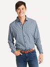 Mizzen + Main Robinson Trim Fit Dress Shirt