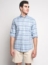 Southern Tide Flamenco Beach Plaid Sport Shirt