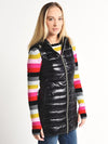 Herno Women's Classic Long Vest with Removable Hood