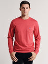 Southern Tide Men's Embroidered Pocket Long Sleeve Tee