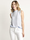 Vince Sleeveless Mock Neck Blouse