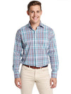 Peter Millar Men's Lucky Performance Plaid Woven Sport Shirt
