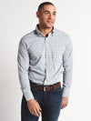 Peter Millar Lawson Performance Tattersall Woven Shirt