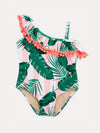 Hatley One Shoulder Botanical Swimsuit