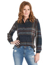 Le Lis Plaid Top