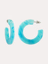 Machete Kate Hoop Earrings In French Coast Blue