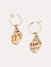 Neely Phelan Moon Snail Hoop Earrings