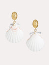 Neely Phelan Scallop Shell Drop Earrings