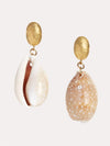 Neely Phelan Deer Cowrie Drop Earrings