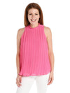 Naked Zebra Ruffle Pleated Top