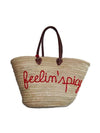 Soeur Du Maroc Feelin' Spicy Straw Tote