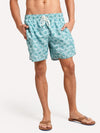 Grayers Blue Surf Swim Trunk 6 Inch