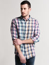 Tommy Bahama Men's Polynesian Plaid Linen Shirt