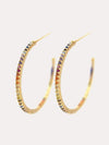 Tai Medium Rainbow Hoop Earrings