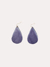 Parker and Hyde Cowhide Teardrop Earrings