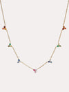 TAI Rainbow Ombre Cluster Necklace