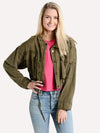 Pam & Gela Crop Cargo Jacket