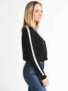 Velvet Torie Stripe Lux Cotton Raglan Sweater