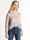 Velvet Torie Stripe Lux Cotton Raglan Sweater