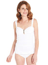 Tommy Bahama Women's Pearl Over-The-Shoulder Shirred Tankini