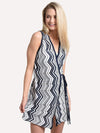 Trina Turk Chevron Covers Wrap Tunic