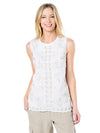 Tommy Bahama Women's Bell Leaves Linen Tank