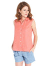 Tommy Bahama Women's Sea Glass Breezer Sleeveless Shirt