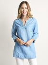 Tommy Bahama Women's Sunset Chambray Embell Tunic