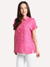 Tommy Bahama Women's Sea Spray Short-Sleeve Linen Shirt