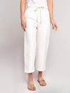 Vince High Rise Linen Crop Pant