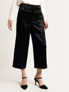 Vince Metallic Satin Crop Wide Pant