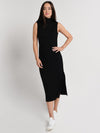 Vince Wool Blend Turtleneck Dress