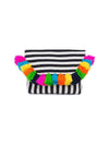 Jadetribe Valerie Fold Over Tassel Clutch