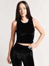 Beyond Yoga Velvet Motion Top Notch Cropped Tank