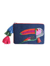 Roberta Roller Rabbit Tucan Embellished Clutch