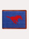 Smathers & Branson SMU Needlepoint Bi-Fold Wallet