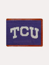 Smathers & Branson TCU Needlepoint Bi-Fold Wallet