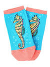 Socksmith Women's Ocean Poney  Ped Sock