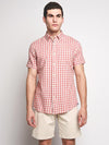 Grayers Grove Mini Check Heather Summer Twill Shirt